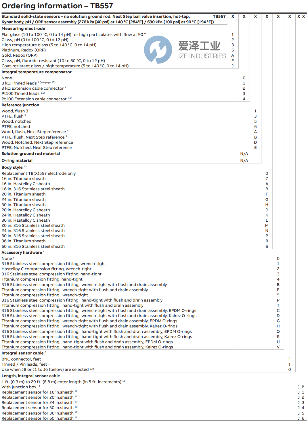 ABB PH電極TB557系列 愛(ài)澤工業(yè) izeindustries.png