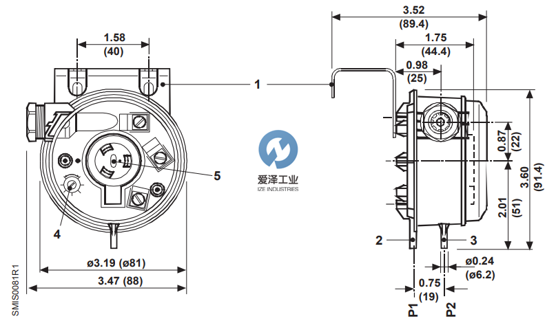 SIEMENS風(fēng)壓開(kāi)關(guān)QBM81系列 示例QBM81-3 愛(ài)澤工業(yè)izeindustries (2).png