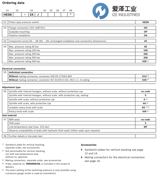 REXROTH壓力開關HSD8系列 愛澤工業(yè) izeindustries（1）.png
